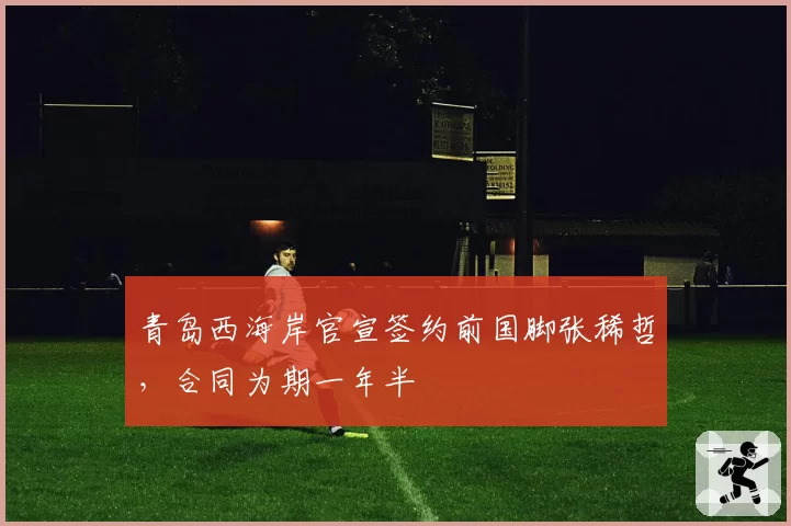 青岛西海岸官宣签约前国脚张稀哲，合同为期一年半